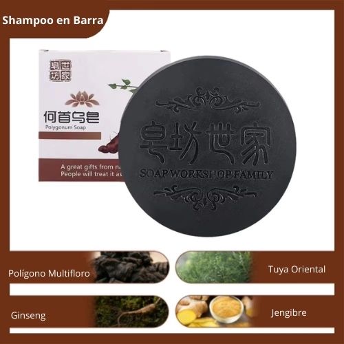 HairRevive™ | 2x1 Shampoo en Barra Nutrición + Fuerza Capilar