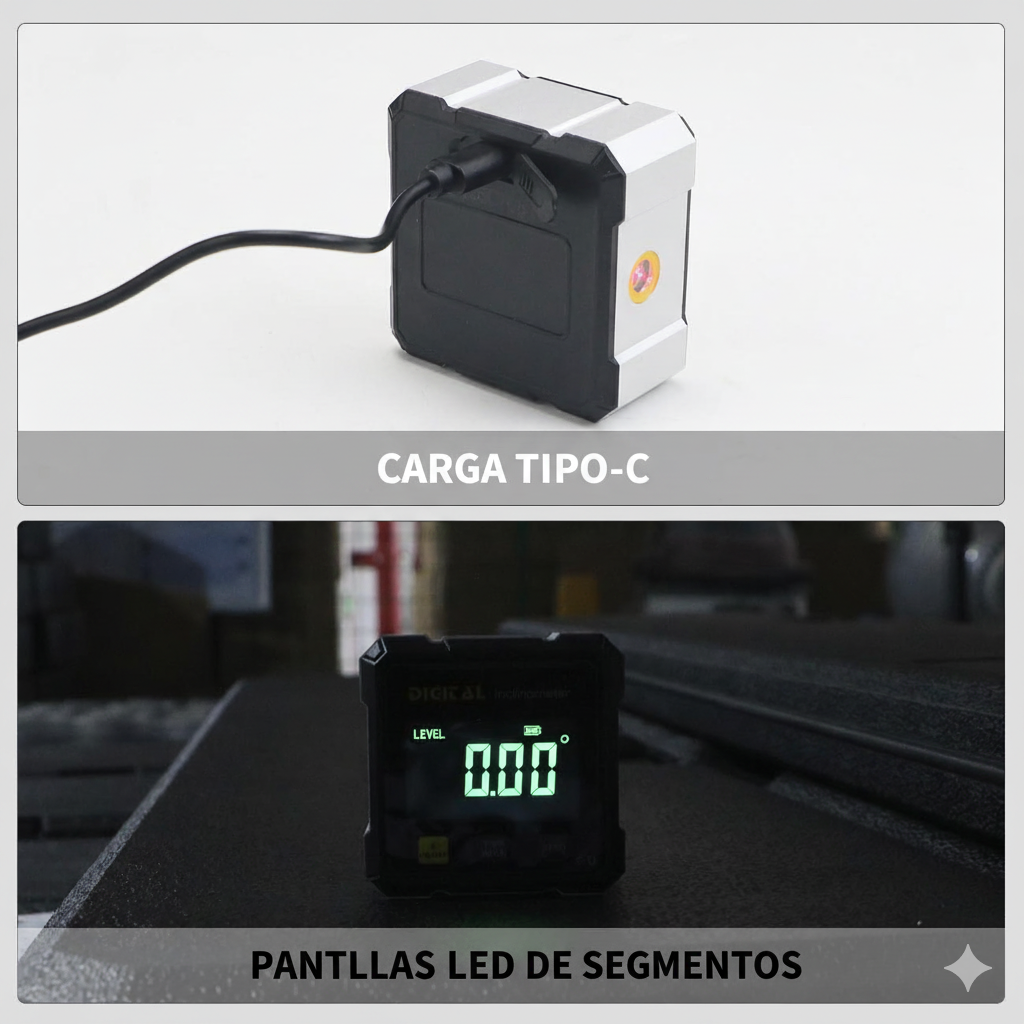 Nivel Digital Magnético con Láser